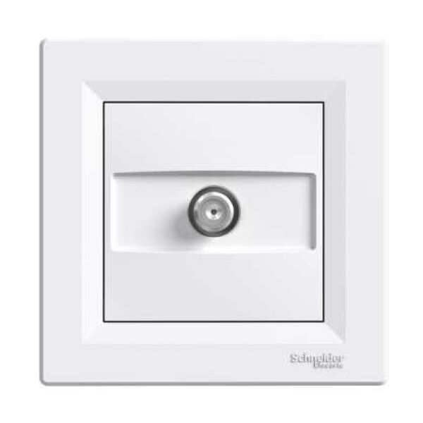 Schneider Electric Gniazdo antenowe Asfora Sat końcowe 1dB białe (EPH3700121) 3109874 3606480526794
