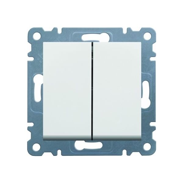 Hager Łącznik schodowy podwójny LUMINA 2 biały - WL0050 3110752 8694407000231