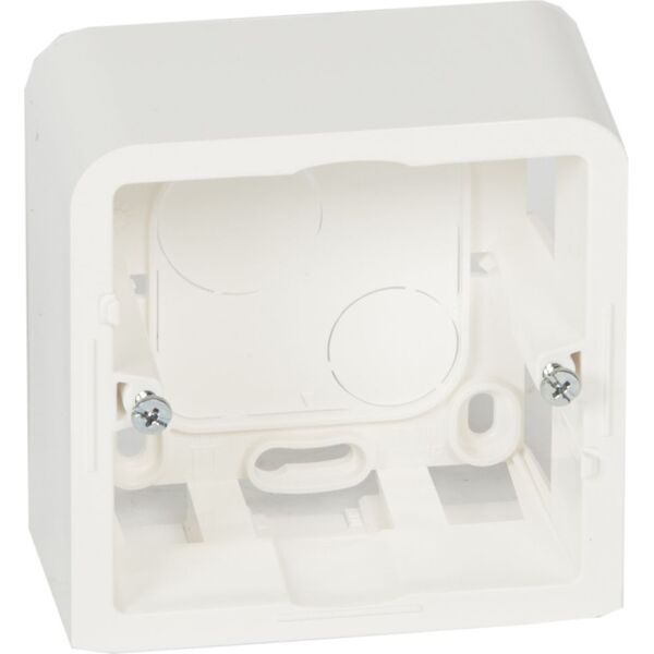 Legrand Puszka natynkowa 2 moduły MOSAIC biała - 080281 3117136 3245060802813