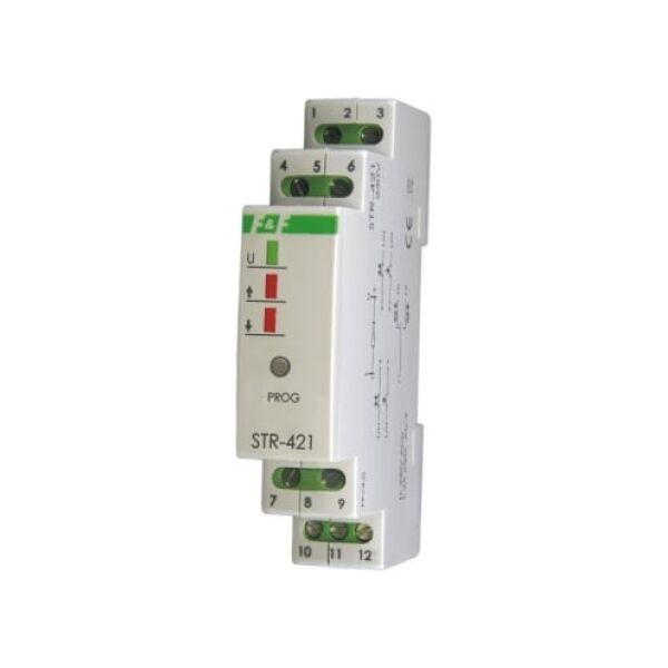 F&F Sterownik rolet dwuprzyciskowy 2A IP20 STR-421 230V 3118762 5908312591443