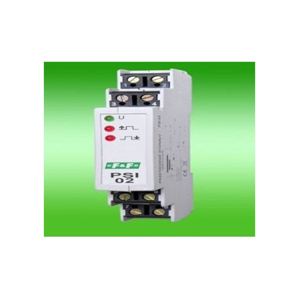 F&F Przetwornik sygnału CIĄGŁY-IMPULS 230V AC 2Z 8A PSI-02 3118809 5908312591597