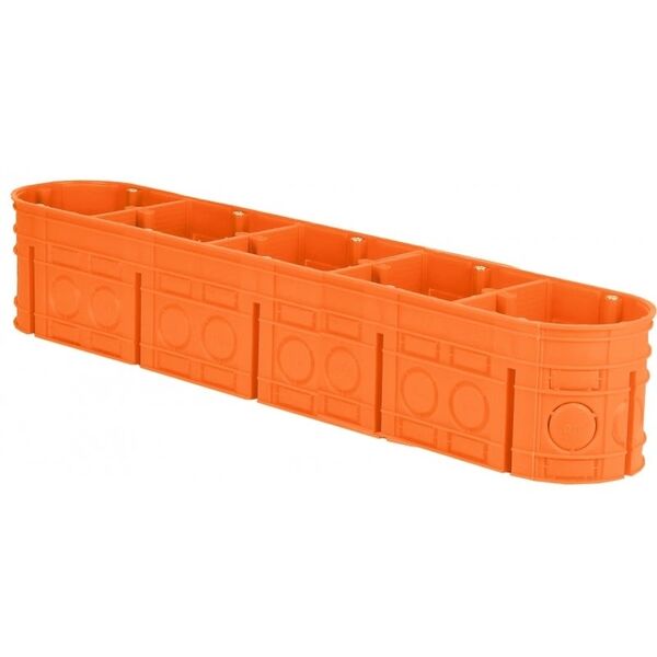 Simet Puszka podtynkowa 5-krotna Multiwall M5X60F 60mm pomarańczowa (33172008) 3114537 5907813218798