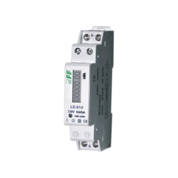 F&F Licznik zużycia energii elektrycznej 1F LE-01D 3118799 5908312592358
