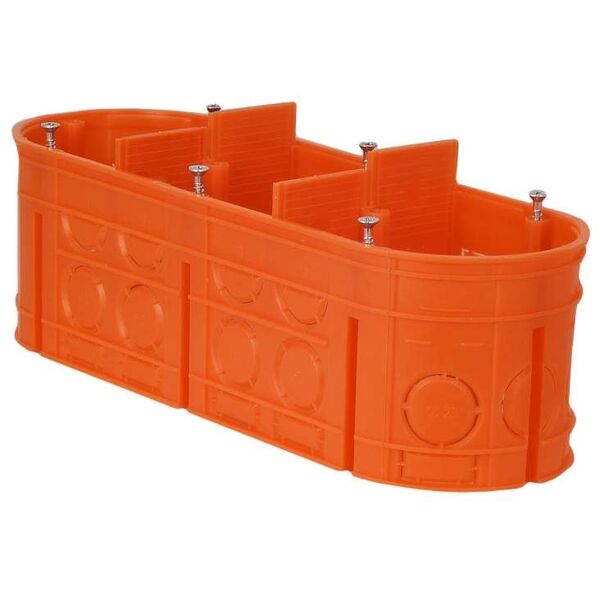 Simet Puszka podtynkowa 3-krotna MULTIWALL M3X60F 60mm pomarańczowa - 33167008 3114535 5907813224867