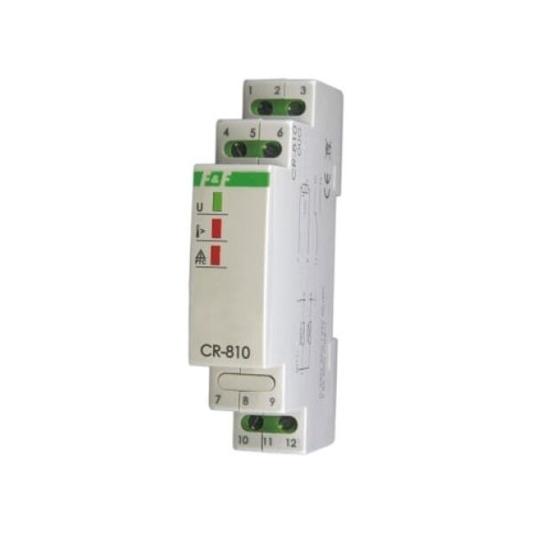 F&F Przekaźnik kontroli temperatury rezystancyjny 1Z 24V AC/DC 230V AC CR-810 3118773 5908312595519