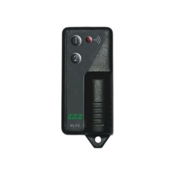 F&F Pilot dwuprzyciskowy 12V A23 868MHz 30m czarny RS-P2 3118752 5908312594482