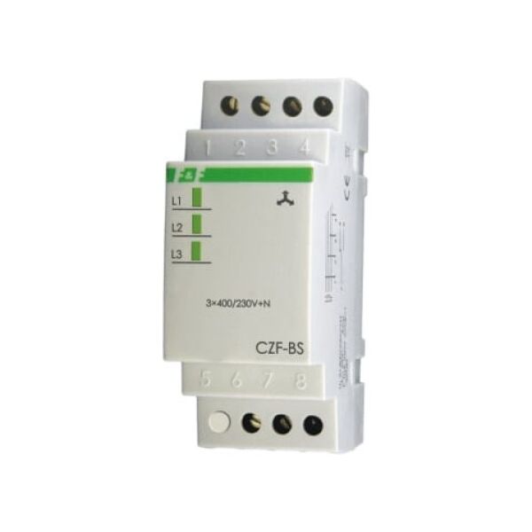 F&F Przekaźnik zaniku i asymetrii faz 10A 1P 4sek 55V CZF-BS 3118699 5908312593102