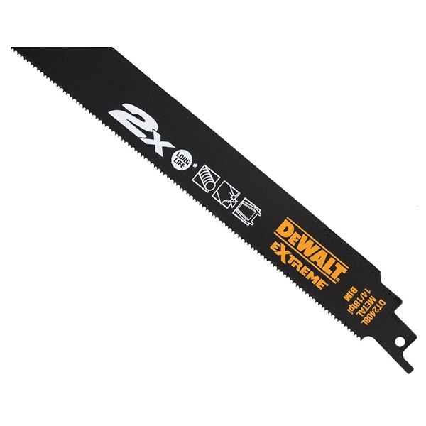 Dewalt Brzeszczot do cięcia metalu EXTREME 203mm 5szt. 3135789 5035048088586