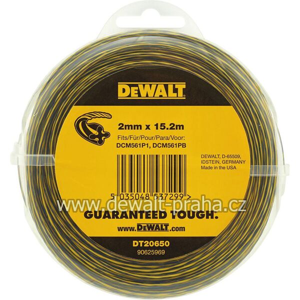 Dewalt Żyłka do podkaszarki - szpulka 2mm x 15m (DT20650-QZ) 3135900 5035048537299
