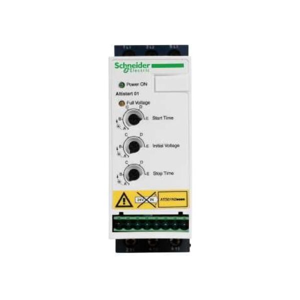 Schneider Electric Softstart Altistart 3F 380-415V AC 6A 1,5-3kW 400V ATS01N206QN 3131048 3389110667202