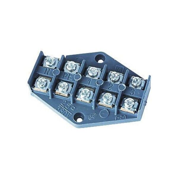 Simet Płytka odgałęźna ZPT x 2,5mm2 5 torów czarna 3146316 5906715923533