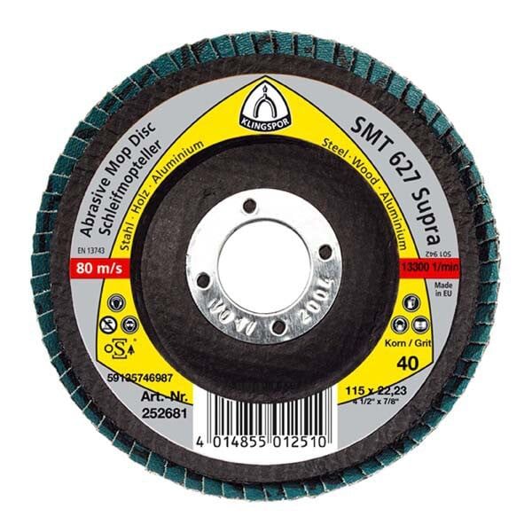 Klingspor Ściernica talerzowa listkowa SMT314 EXTRA 125mm granulacja 80 - 322818 3139339 4014855208937