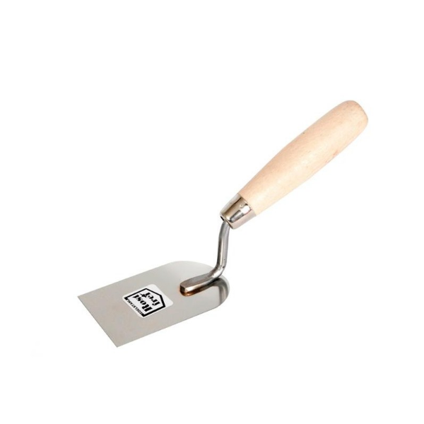 AWTools Kielnia sztukatorska nierdzewna łopatkowa 80mm uchwyt drewniany AW30249 3172851 5902198742647
