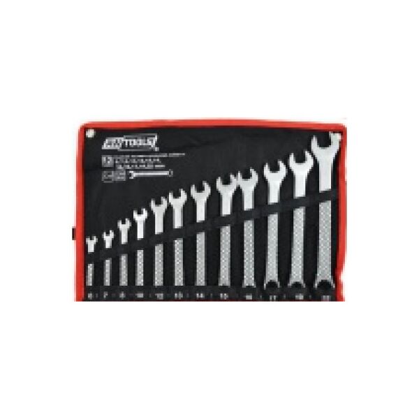 AWTools Zestaw kluczy płasko-oczkowych 6-19mm 10szt. (AW40113) 3172862 5902198743361