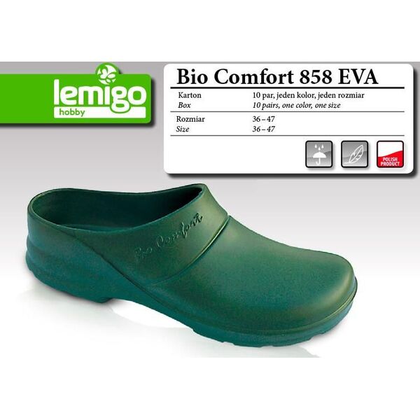 Lemigo BUTY KLAPEK BIO COMFORT ROZMIAR 43, ZIELONY 858 728580043A - 728580043A 3175824 5908218504622