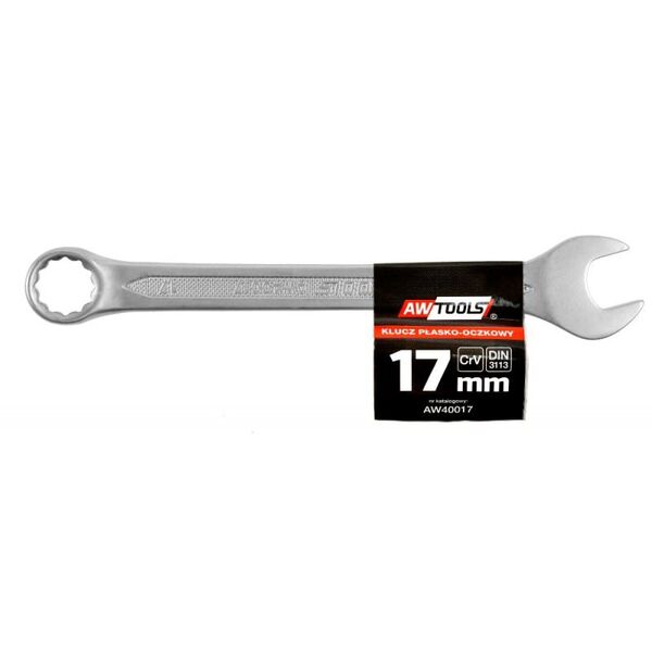 AWTools Klucz płasko-oczkowy 17mm (AW40017) 3172778 5902198743118