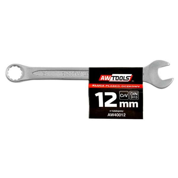 AWTools Klucz płasko-oczkowy 12mm (AW40012) 3172773 5902198743064