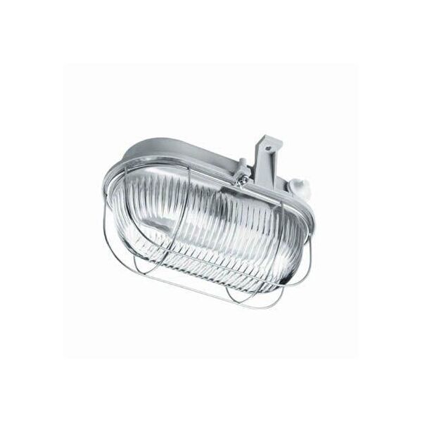 Lena Lighting Oprawa Oval 100 klosz szklany bezbarwny osłona z siatki drucianej (100178) 3169686 5905963100178