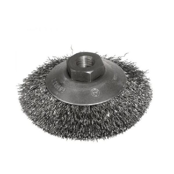 Szczotpol Szczotka tarczowa stożkowa drut falisty 115mm gwint M14 3184421 1000000072204