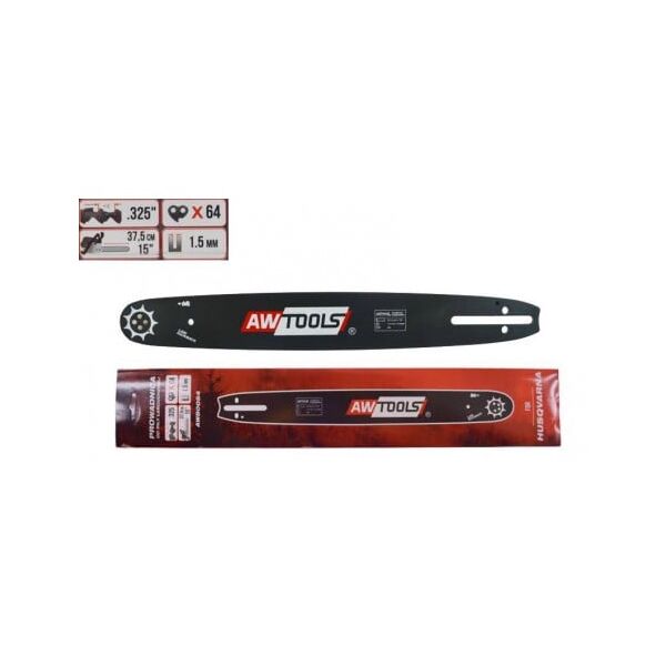 AWTools Prowadnica do piły 38cm 15" 1,5mm 0,058" .325" do HUSQVARNA (AW80054) 3184282 5902198740544
