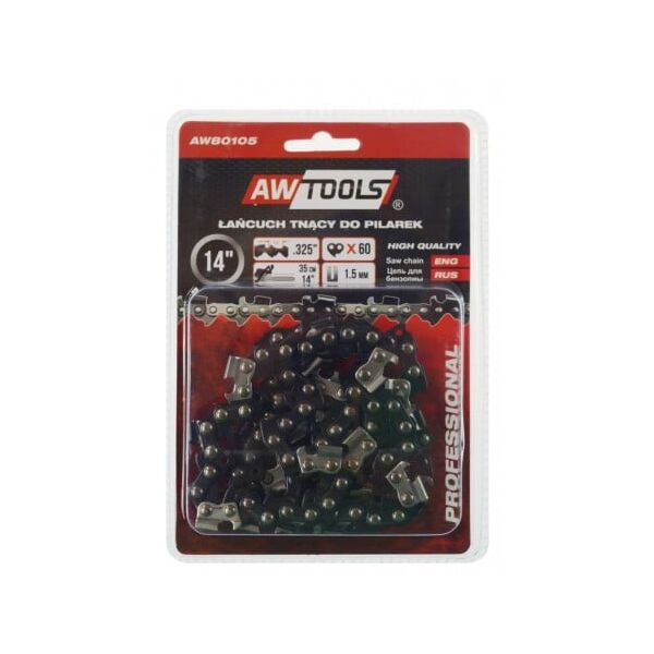 AWTools Łańcuch tnący do pilarki 35cm 14" .325" 1,5mm 60-ogniw (AW80105) 3183588 5902198740599