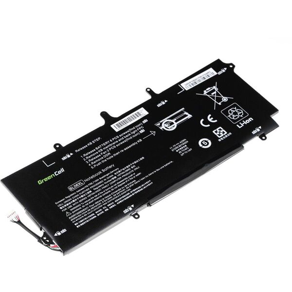 Bateria Green Cell do HP BL06XL HSTNN-DB5D EliteBook 1040 G1 G2 6 cell, 3100 mAh 11.1V (HP108)