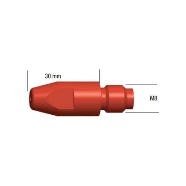 Lincoln Electric Końcówka prądowa M8 x 1,6mm ECU (KP10445-16) 3191359 8712067028317