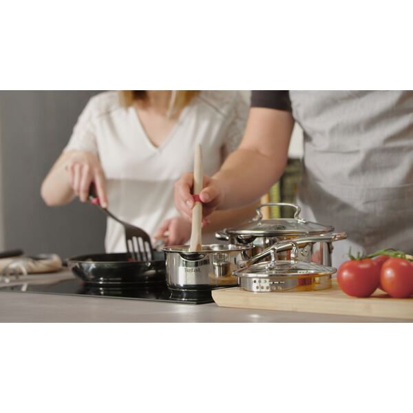 Tefal Garnek Duetto+ 24cm srebrny