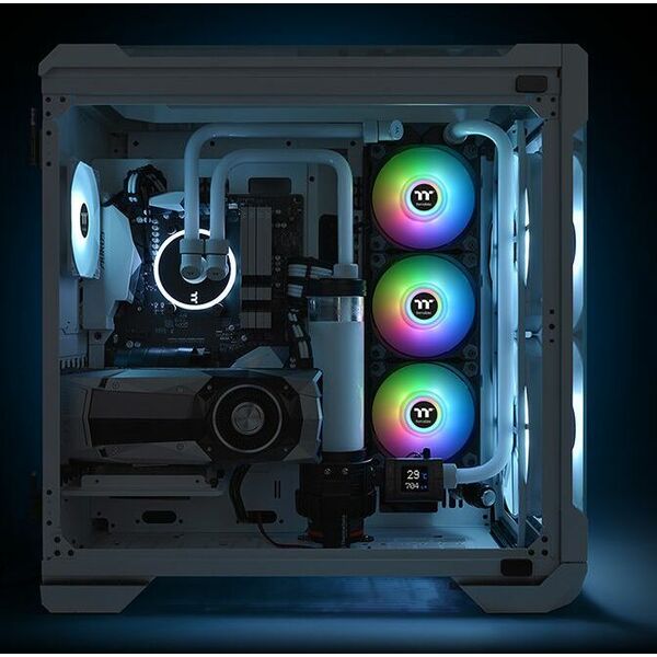 Wentylator Thermaltake Pure Duo 14 ARGB 2-pack Czarne (CL-F116-PL14SW-A)