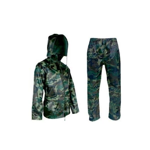 Komplet przeciwdeszczowy kurtka + spodnie Military XXL (KPL3065) 3192164 5904512098904