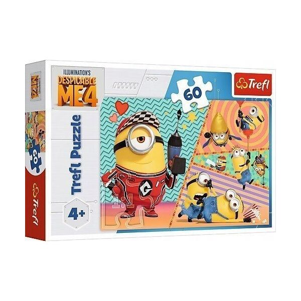 Trefl Puzzle 60 elementów Wesołe Minionki Trefl