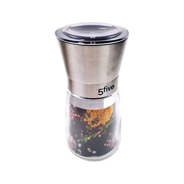 Młynek do przypraw 5five Młynek do przypraw, soli, pieprzu, ręczny, 13 cm