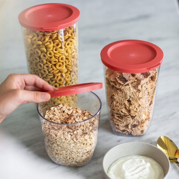 Koziol Pojemnik plastikowy na żywność sypką CONNECT, hermetyczny, 1500 ml, KOZIOL