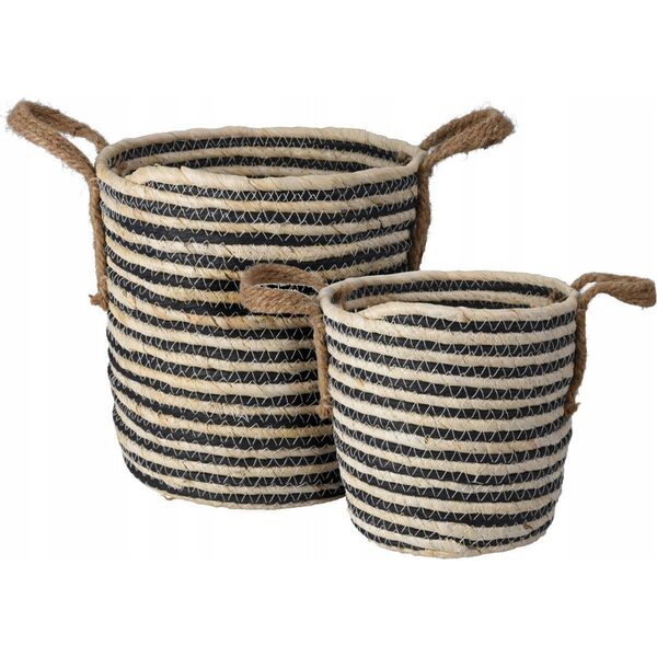 Home Styling Collection Kosze do przechowywania z uchwytami, 2 sztuki