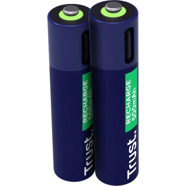Trust TRUST Nabíjecí baterie AAA, USB-C, 2ks