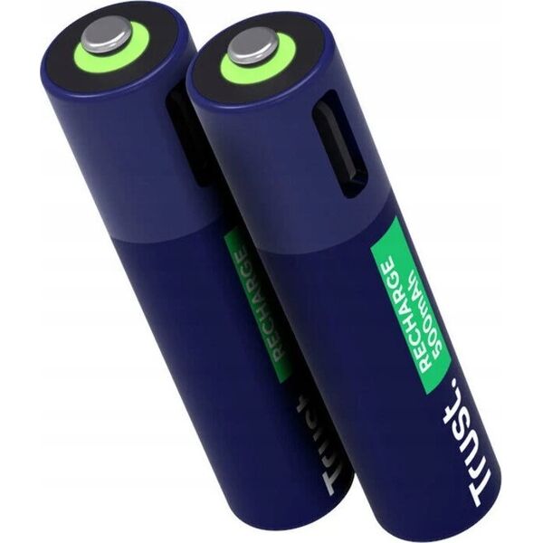Trust TRUST Nabíjecí baterie AAA, USB-C, 2ks