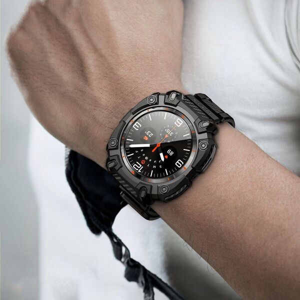 Case + Tempered Glass SAMSUNG GALAXY WATCH ULTRA (47MM) Supcase IBLSN Armorbox & Tempered Glass black 843439151635