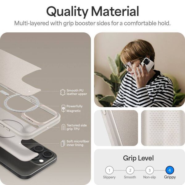 Case IPHONE 16 PRO Spigen Cyrill Kajuk MagSafe Cream 8809971232869