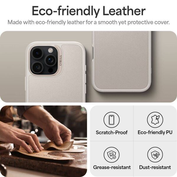 Case IPHONE 16 PRO Spigen Cyrill Kajuk MagSafe Cream 8809971232869