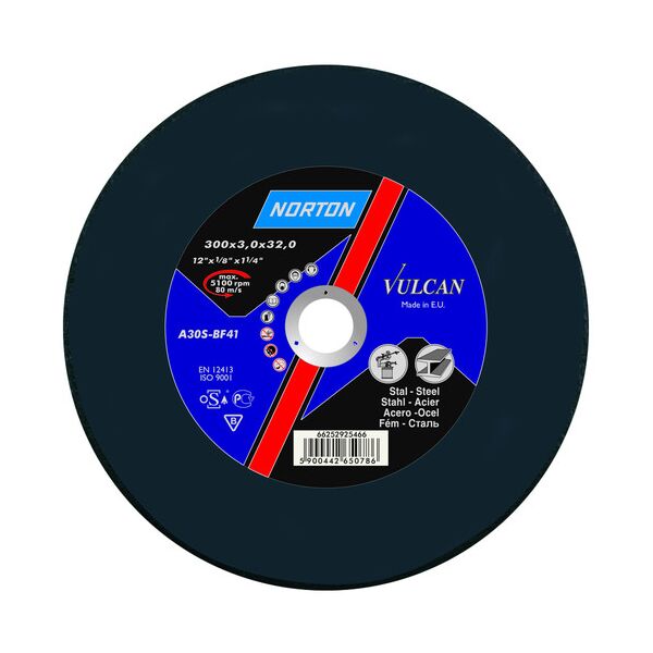 Norton Clipper Tarcza do cięcia Vulcan Metal A 30 S-BF41 350 x 32 x 3,5mm (66252925470) 3192962 5900442650823