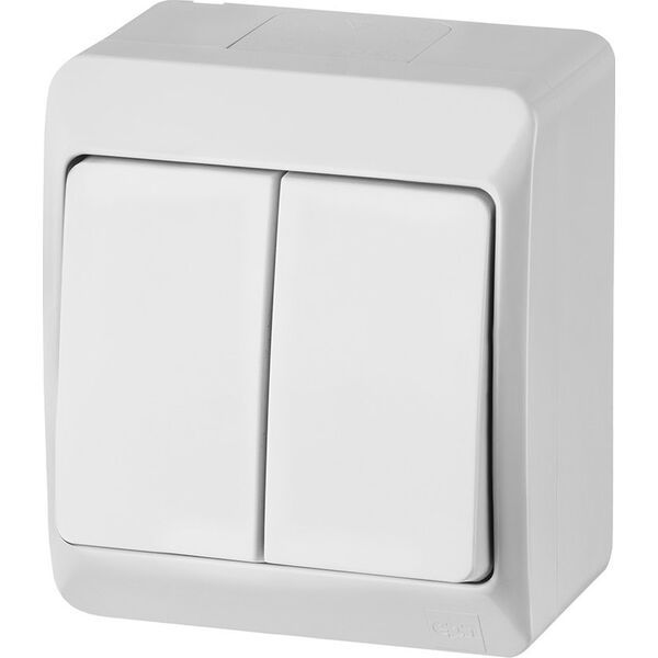 Elektro-Plast Łącznik natynkowy ŁNT Hermes świecznikowy biały (0332-02) 3221278 5901130483983