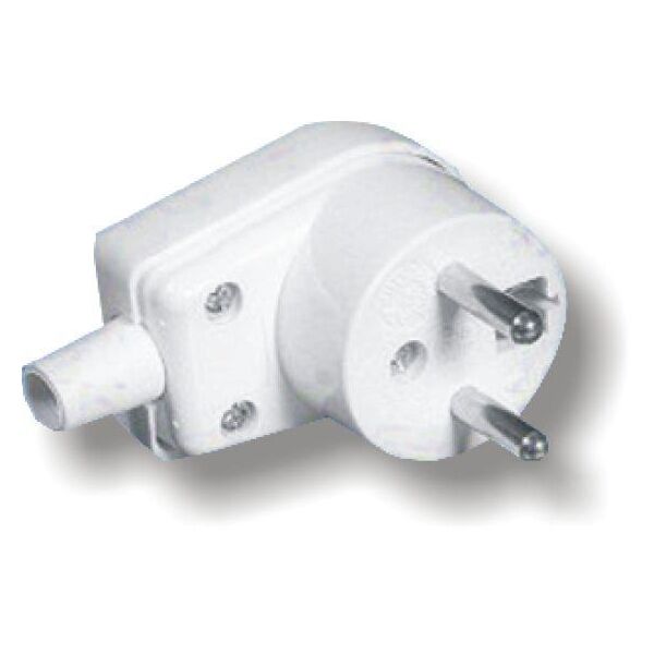 Elektro-Plast Wtyczka kątowa z/u 10/16a WB-6 biała (3300-00) 3221639 5901130481682