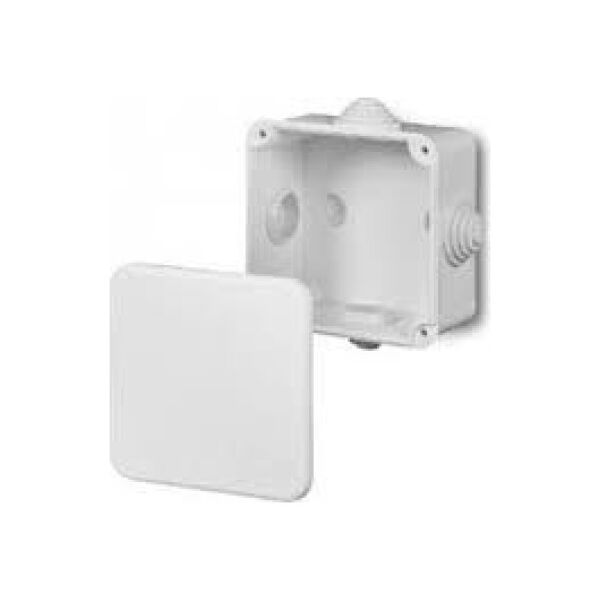 Elektro-Plast Puszka natynkowa hermetyczna pojedyncza 76x76x40 IP 44 biała (0242-10) 3296158 5901130482436
