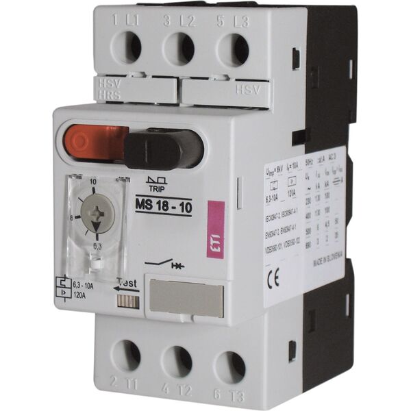 Eti-Polam Wyłącznik silnikowy 3P 0,06kW 0,16-0,25A MS18 (004600341) 3312681 3838895575597