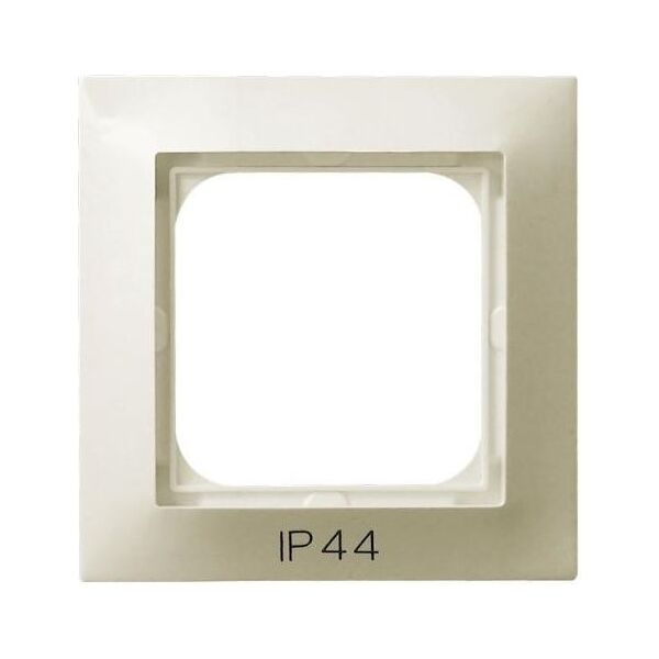 Ospel Ramka pojedyncza Impresja do łączników IP44 ecru (RH-1Y/27) 3314703 5907577441272