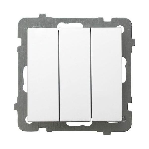 Ospel Łącznik potrójny AS 10AX 250V biały (ŁP-13G/m/00) 3315166 5907577451226