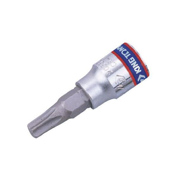 King Tony Nasadka trzpieniowa Torx z otworem 1/4" T27 x 37mm (203727) 3323652 4710591921054