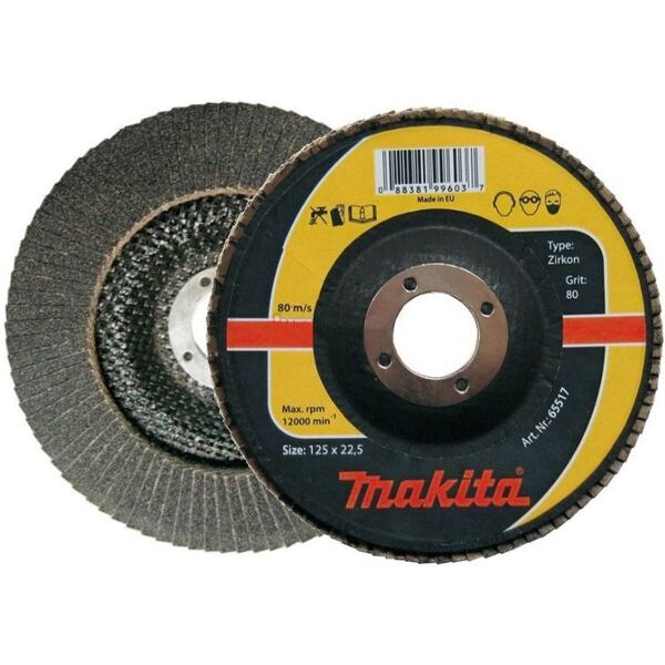 Makita Ściernica listkowa Zirkon granulacja 40 125mm (P-65492) 3324487 88381996013