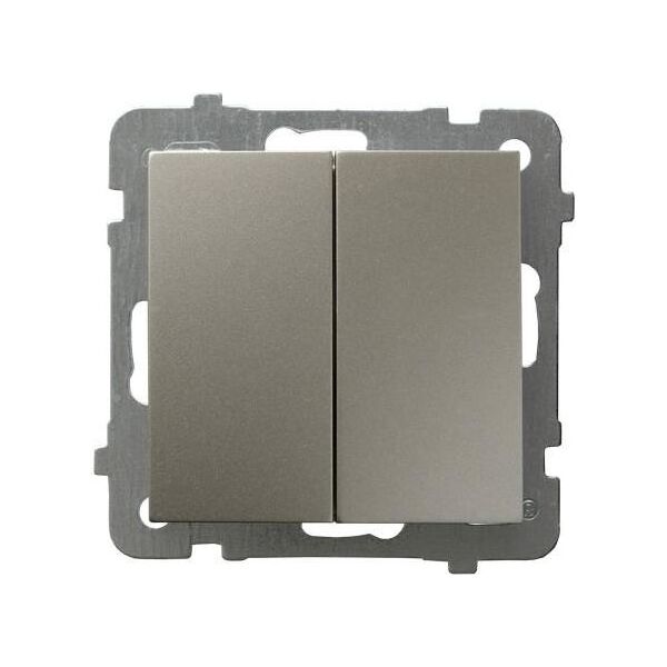 Ospel Łącznik świecznikowy AS podwójny satyna light (ŁP-2G/m/45) 3330463 5907577474799