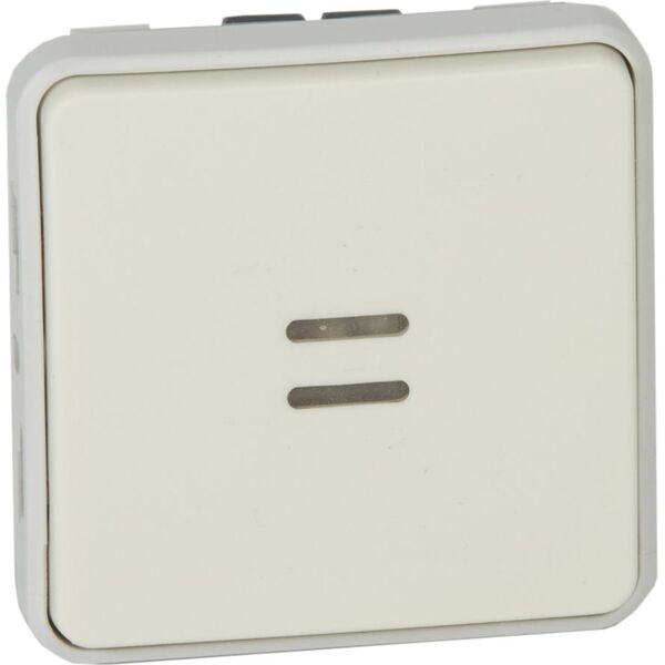 Legrand Przycisk pojedynczy Plexo55 z podświetleniem biały/ecru (069632) 3334109 3245060696320